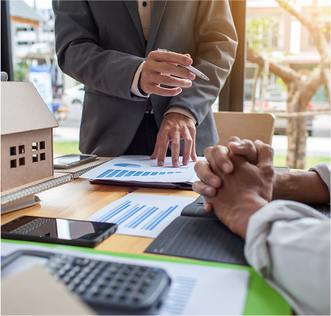 Professional team in modern office